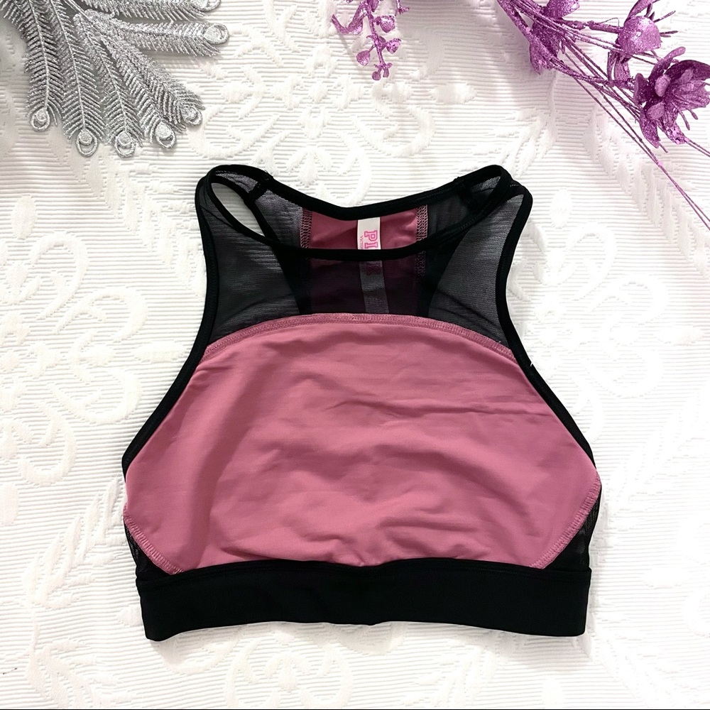 BNWOT vs pink ultimate mesh racerback sports bra workout set (1/2)